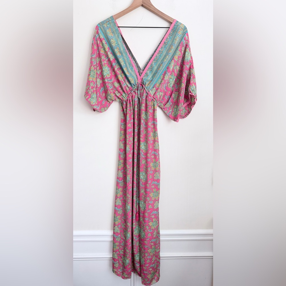 Paani Maxi Dress Paisley silky flowy Large